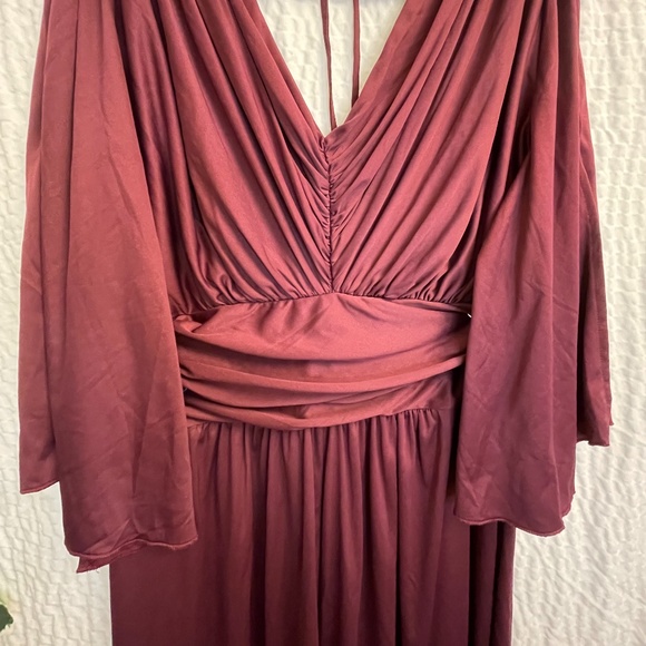 KOH KOH Plus Size Women's Long Bridesmaid Bridal Party Guest Cocktail Dress - Picture 9 of 11